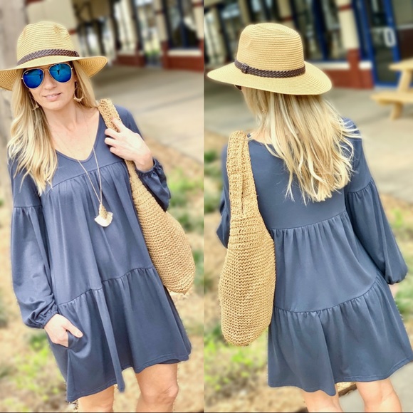 ✨LAST ONE✨STAY SWEET TIERED TUNIC DRESS - Picture 3 of 6